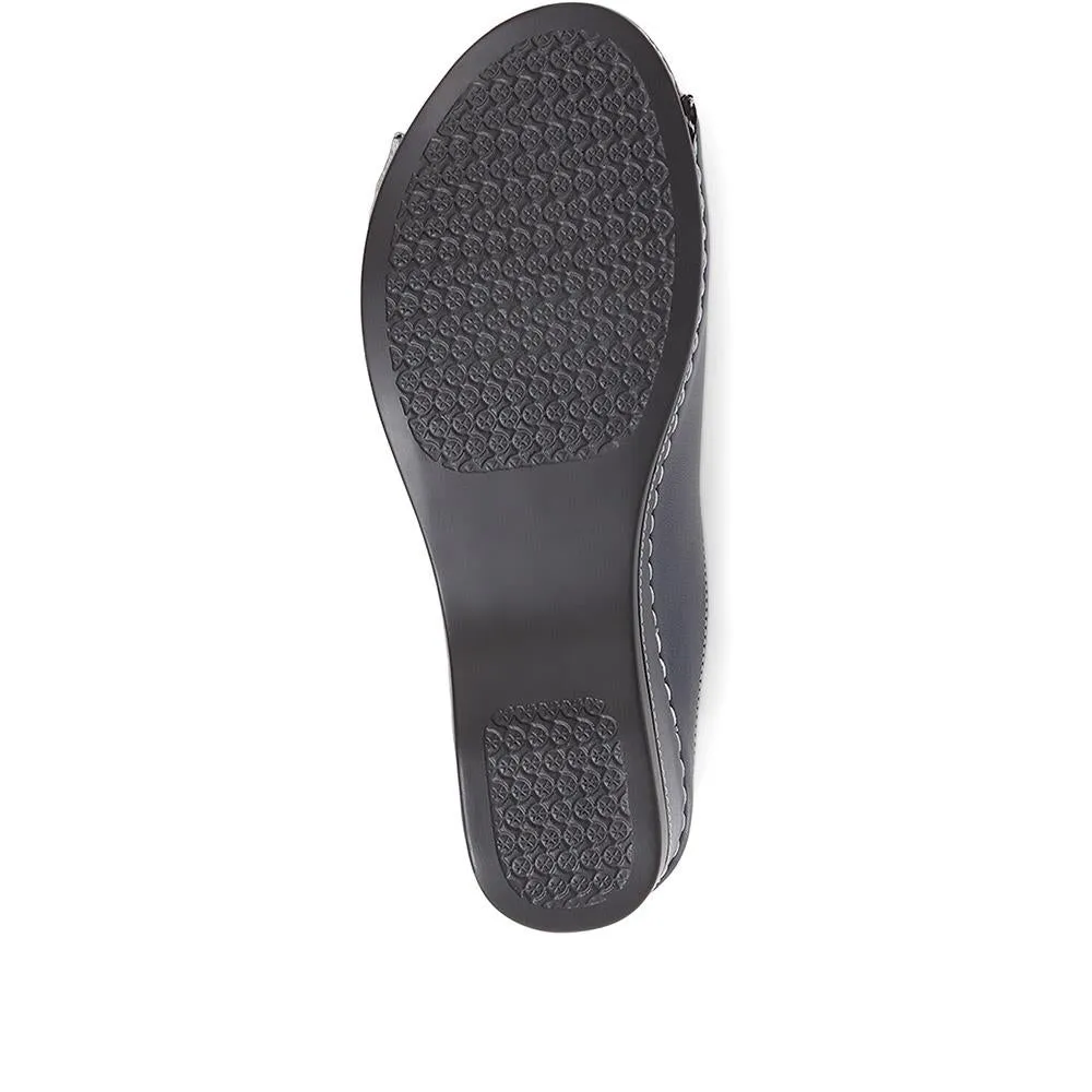 Mule Wedge Sandals - WLIG37015 / 323 779