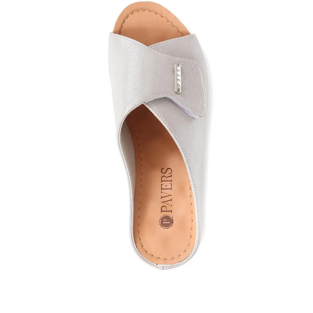 Mule Wedge Sandals - WLIG37015 / 323 779