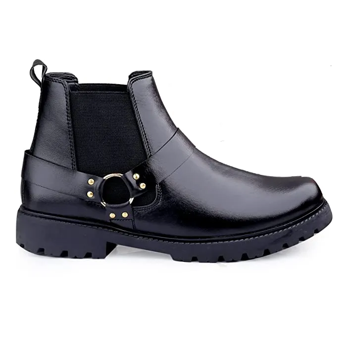New Arrival Casual Ring Chelsea Slip-On Ankle Boot For Men's-JonasParamount