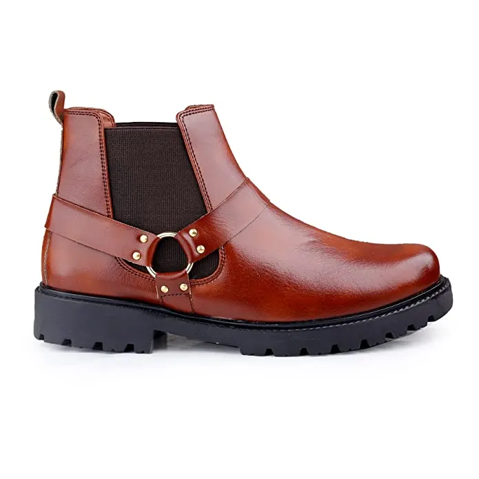 New Arrival Casual Ring Chelsea Slip-On Ankle Boot For Men's-JonasParamount
