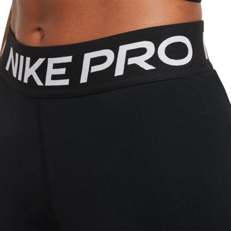Nike Pro Womens 3" Tennis Shorts - Black/White