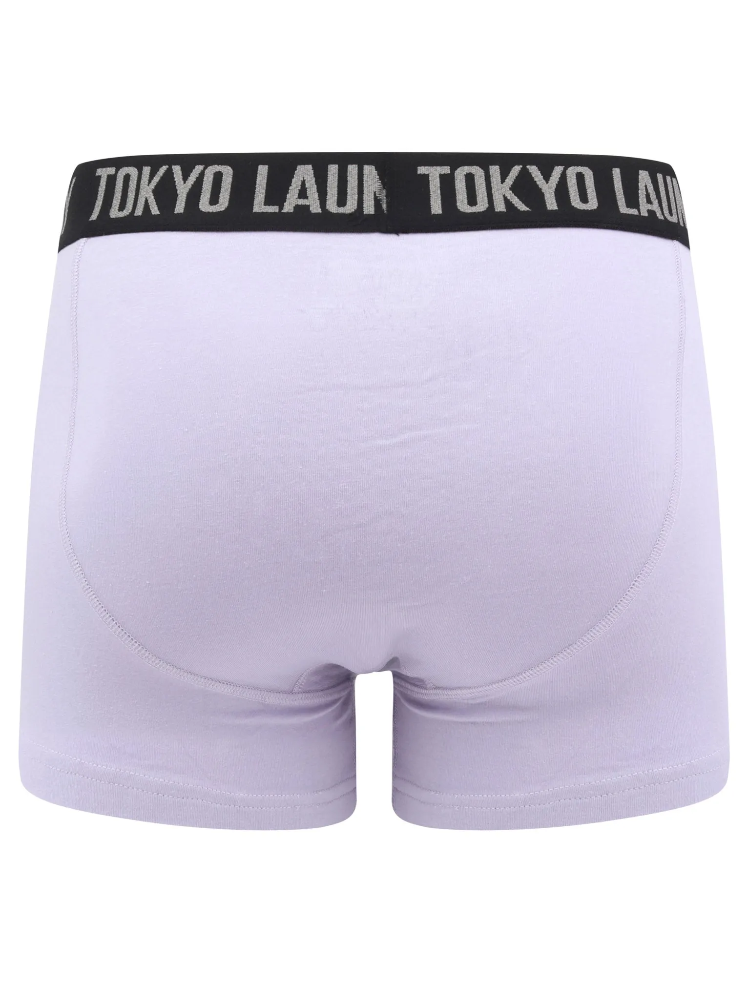 Oldfield (2 Pack) Boxer Shorts Set in Aqua Haze / Lanquid Lavender - Tokyo Laundry