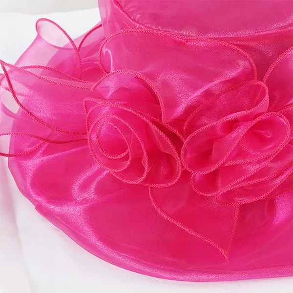 Organza Derby Church Hat Tea Party Wedding Hat S046