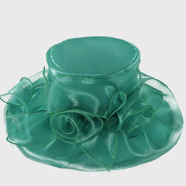 Organza Derby Church Hat Tea Party Wedding Hat S046