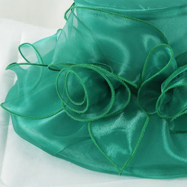 Organza Derby Church Hat Tea Party Wedding Hat S046