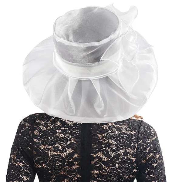 Organza Derby Church Hat Tea Party Wedding Hat S046