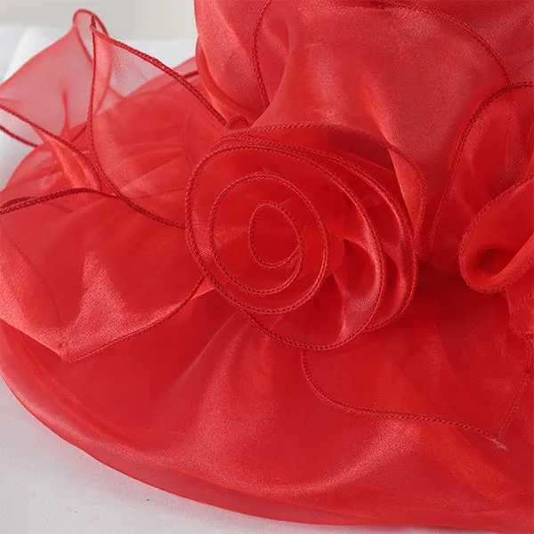 Organza Derby Church Hat Tea Party Wedding Hat S046