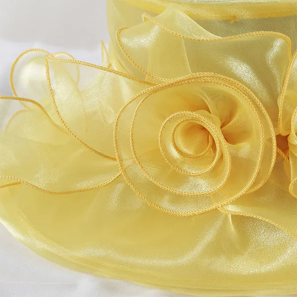 Organza Derby Church Hat Tea Party Wedding Hat S046
