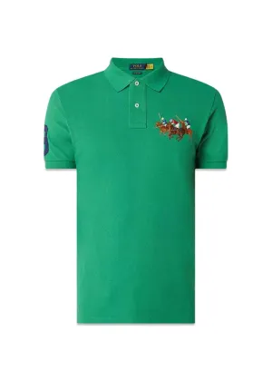 Polo Pique Custom Slim Fit - Light Green