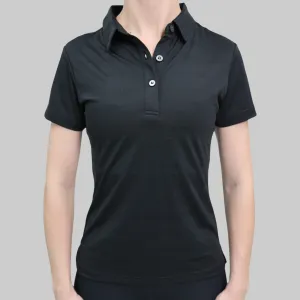 PREMIUM POLO SHIRT WOMENS - BLACK