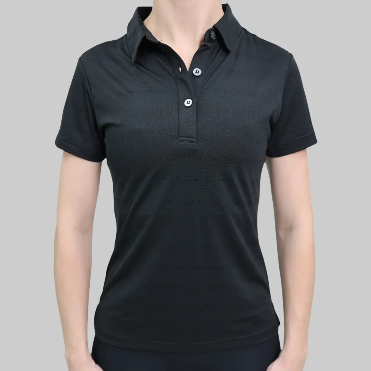 PREMIUM POLO SHIRT WOMENS - BLACK