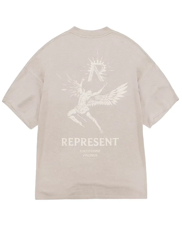 Represent MLM467-476 Icarus T-Shirt Taupe