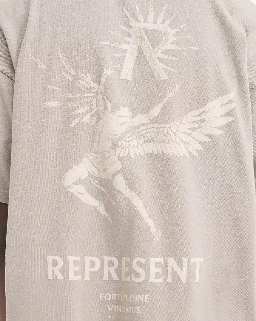 Represent MLM467-476 Icarus T-Shirt Taupe