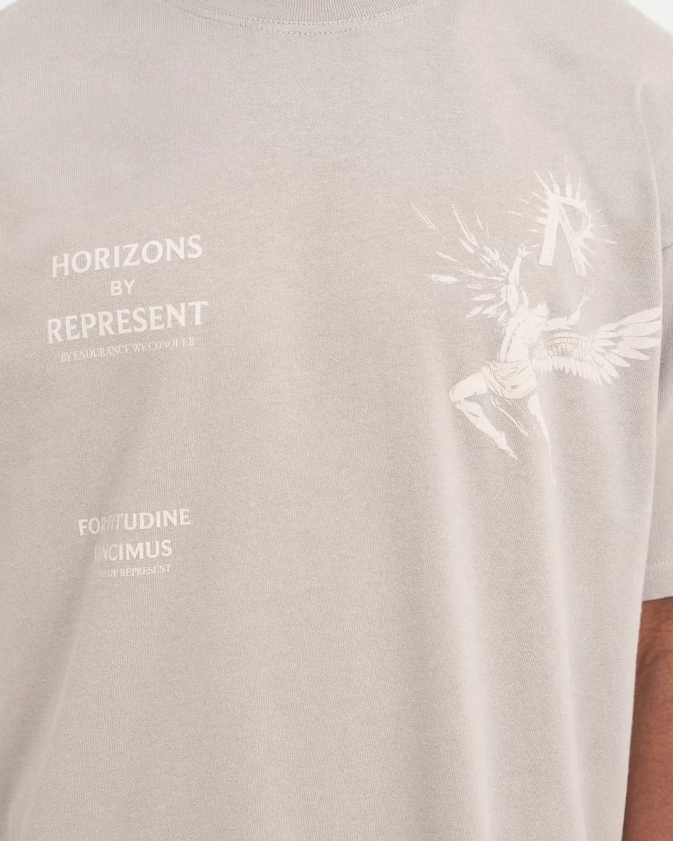 Represent MLM467-476 Icarus T-Shirt Taupe