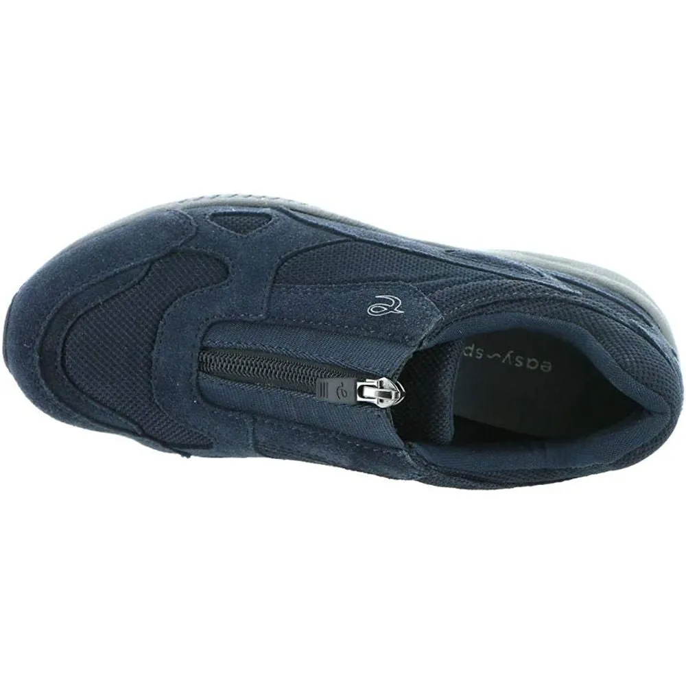 Rheal Dark Blue Nubuck Easy Spirit Sneaker