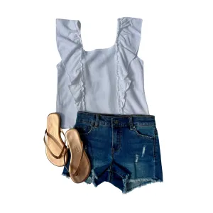 Ruffle Strap Top