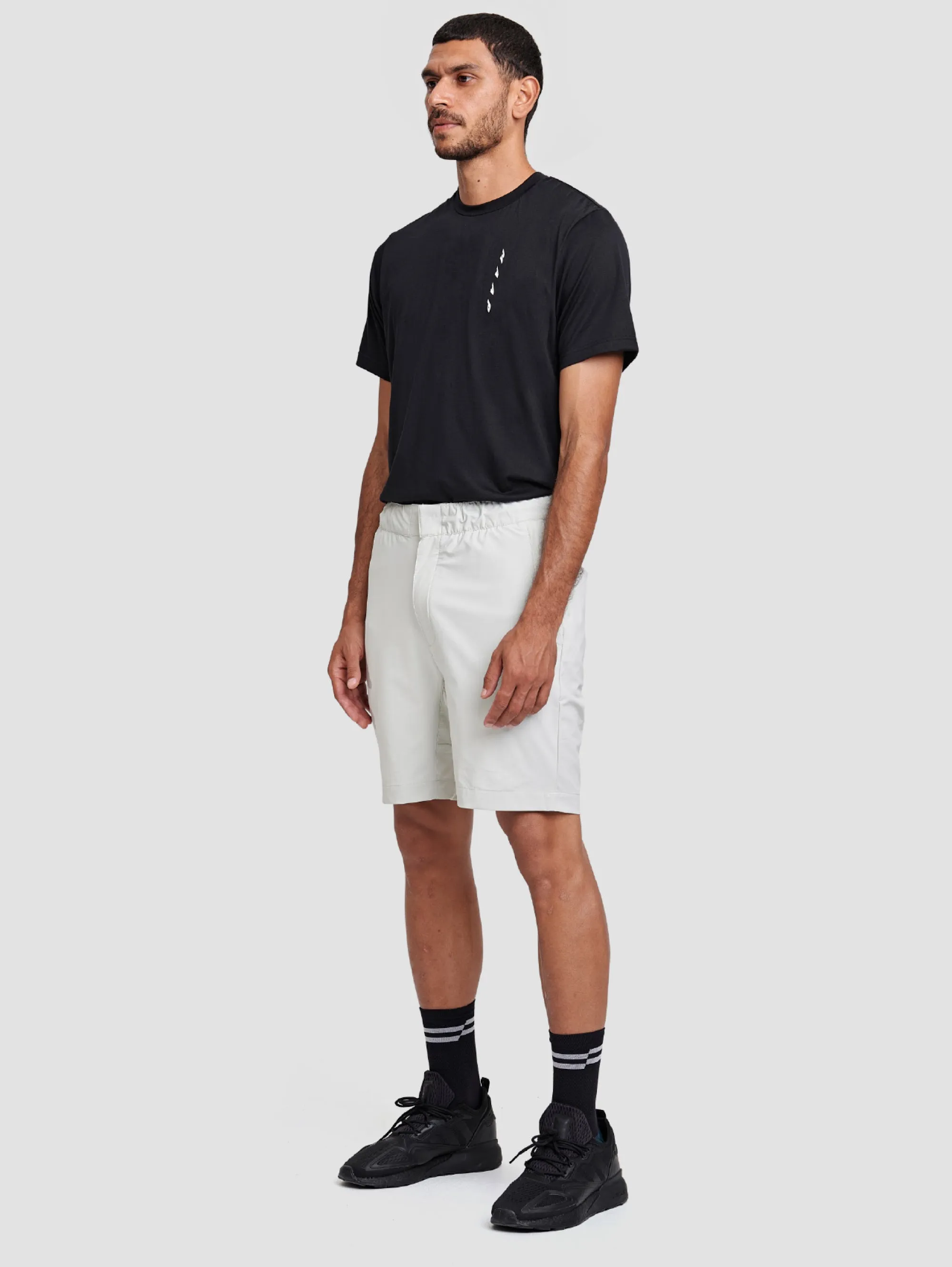 Shorts in Tessuto Tecnico Motion Grigio