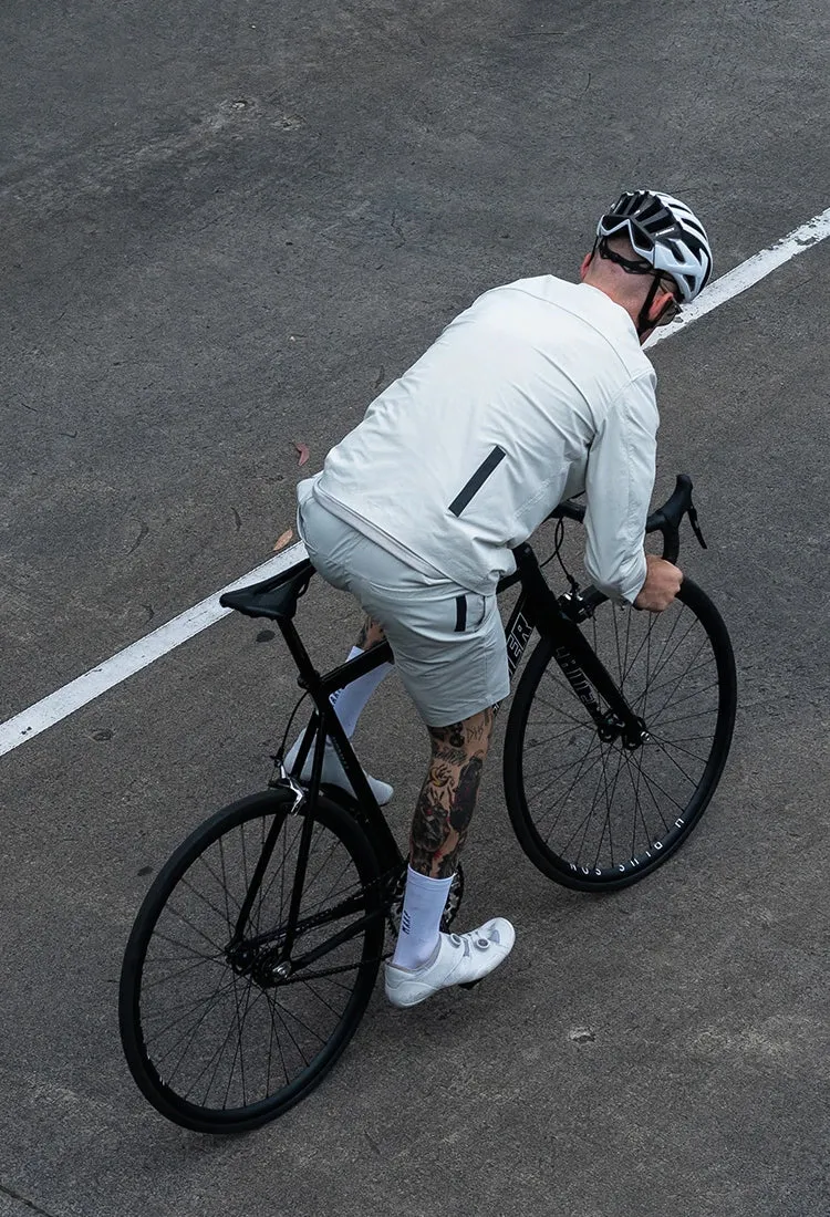 Shorts in Tessuto Tecnico Motion Grigio