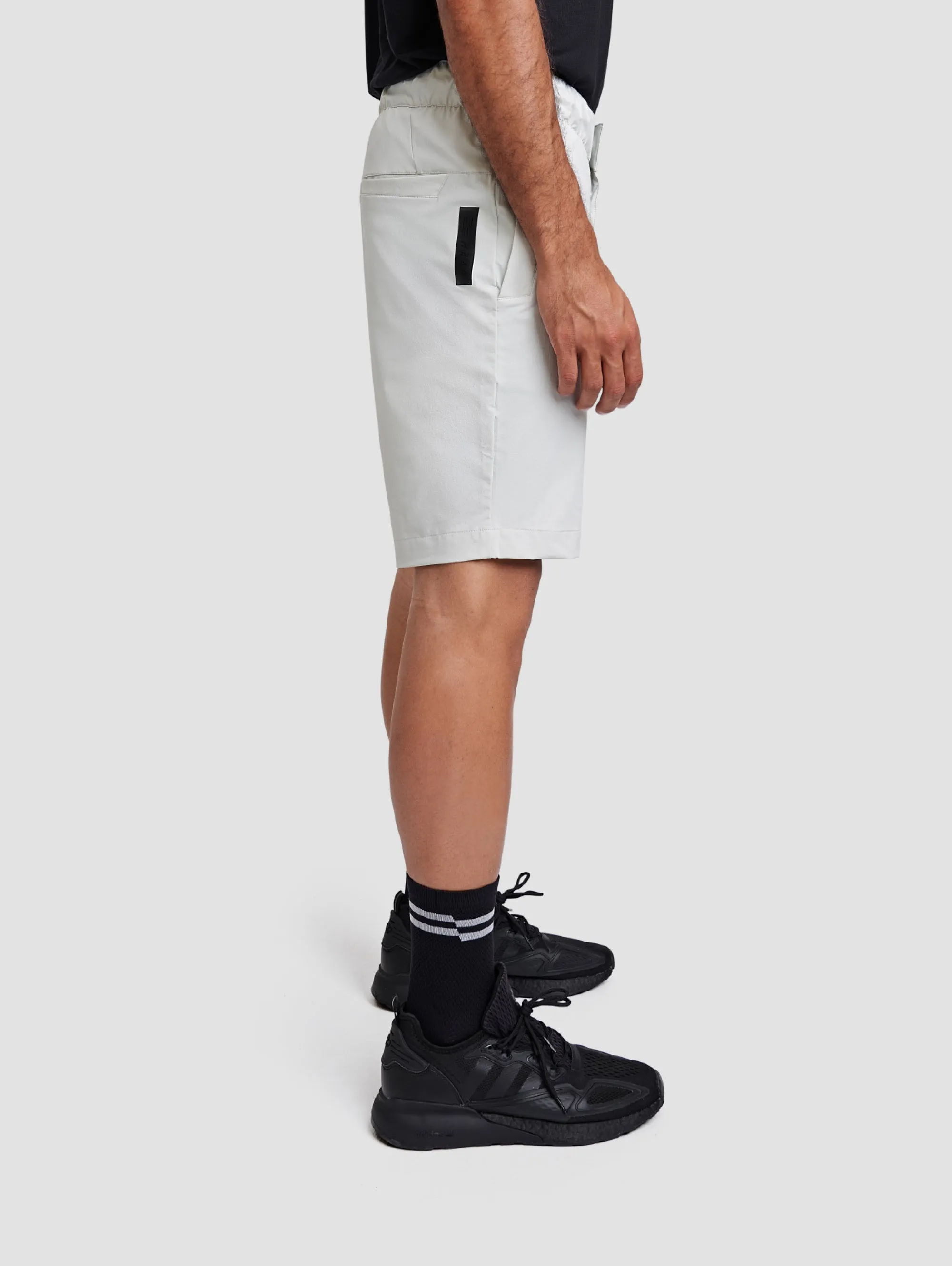 Shorts in Tessuto Tecnico Motion Grigio