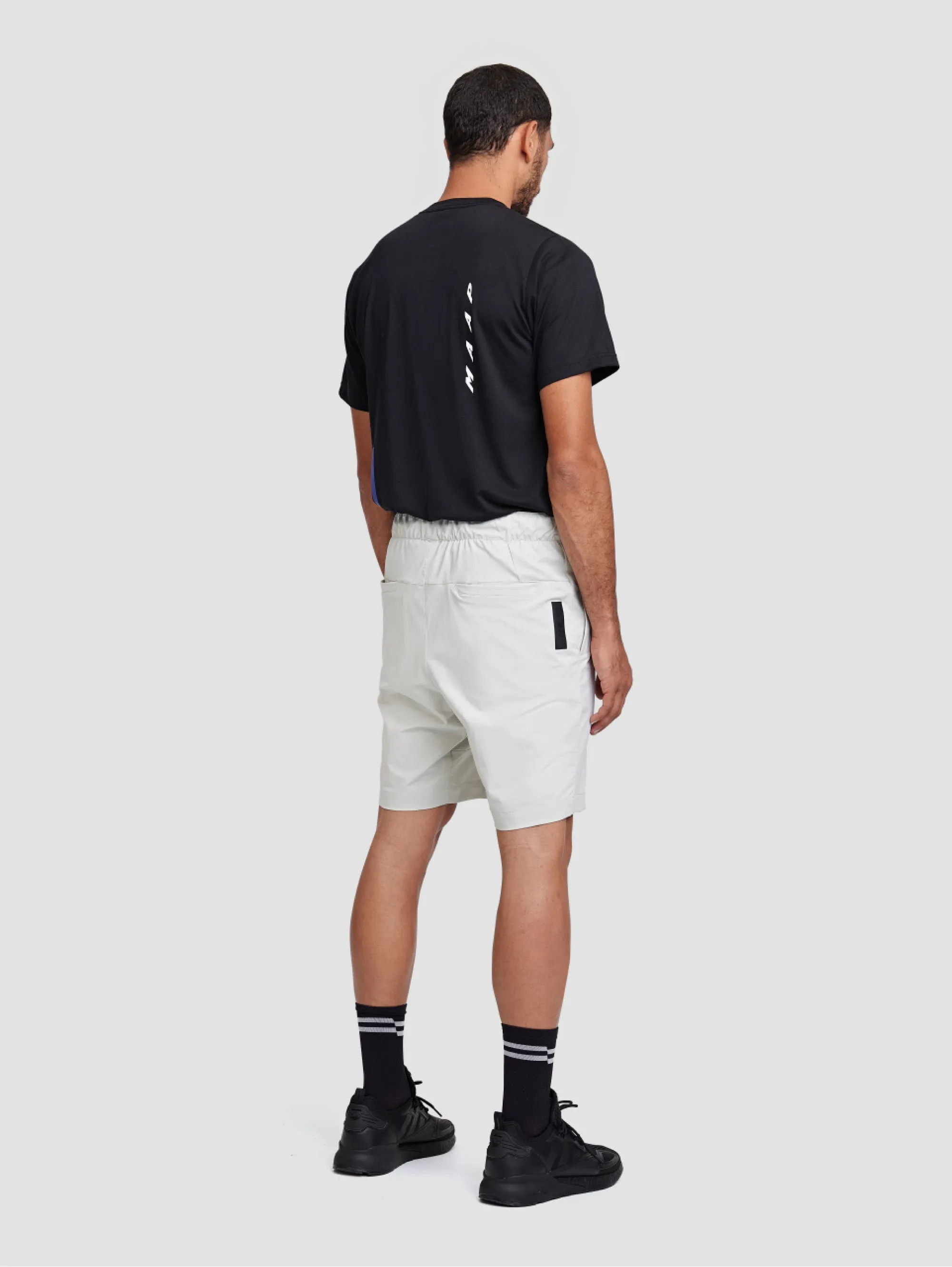 Shorts in Tessuto Tecnico Motion Grigio