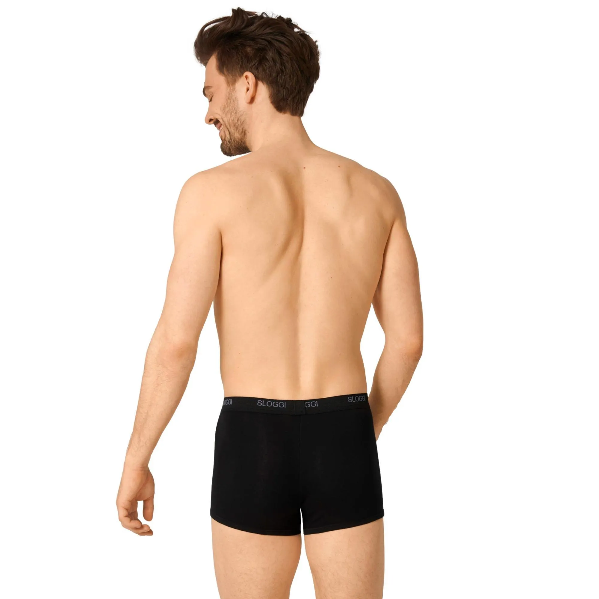Sloggi Men Basic Short 2 Pack - Black