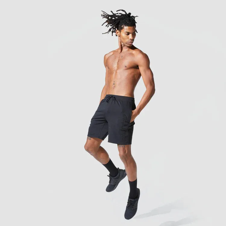 SQUATWOLF Men's Graphic Wordmark Jogger Shorts