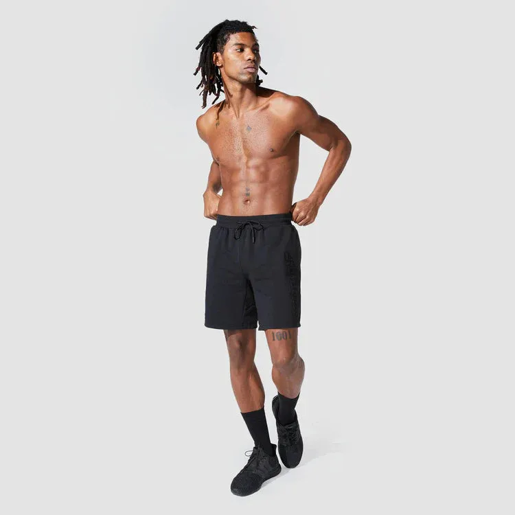 SQUATWOLF Men's Graphic Wordmark Jogger Shorts