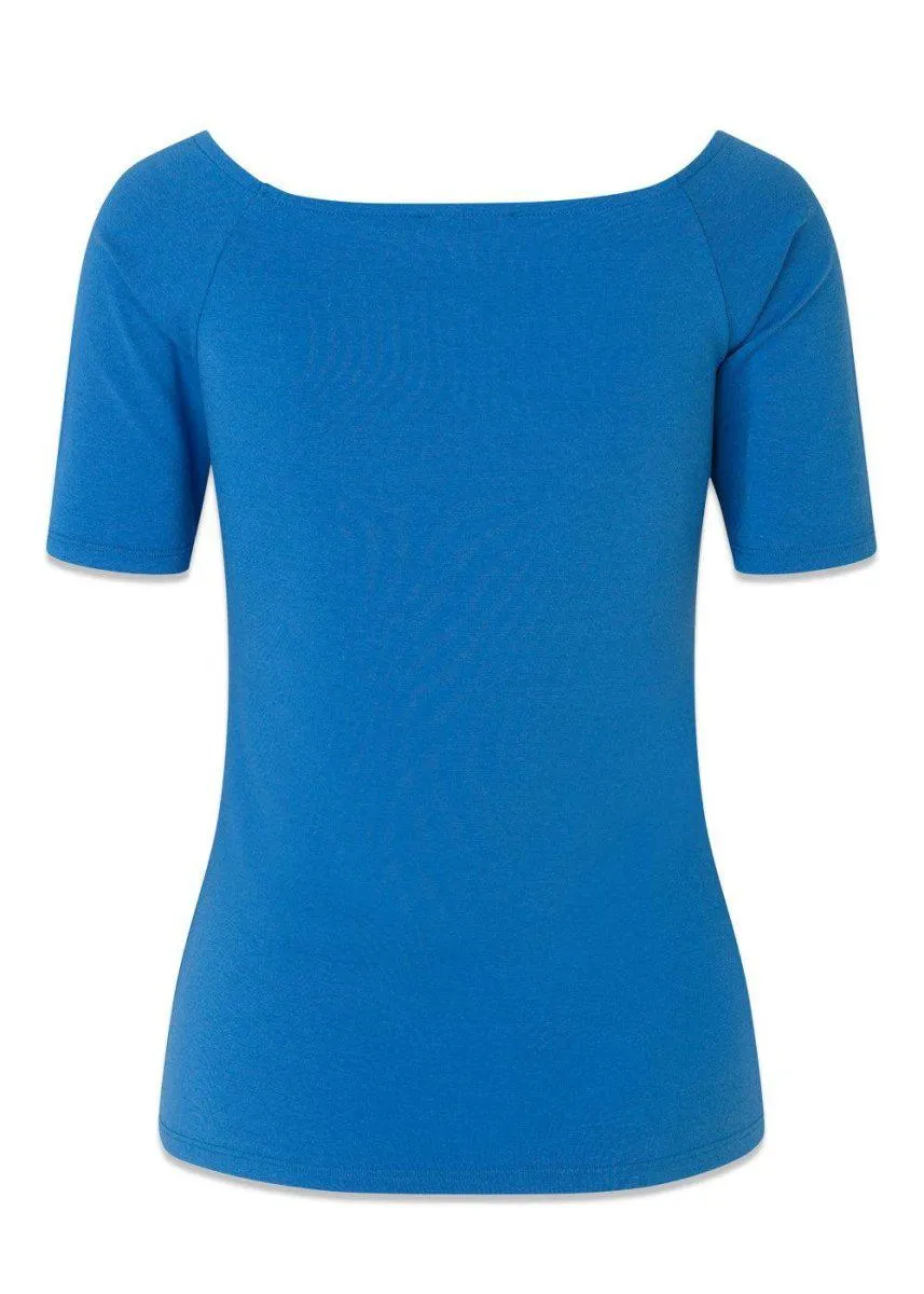 Tansy top - Palace Blue