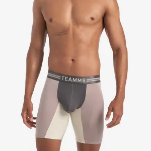 Teamm8 Bamboo Sports boxer modal mink grey