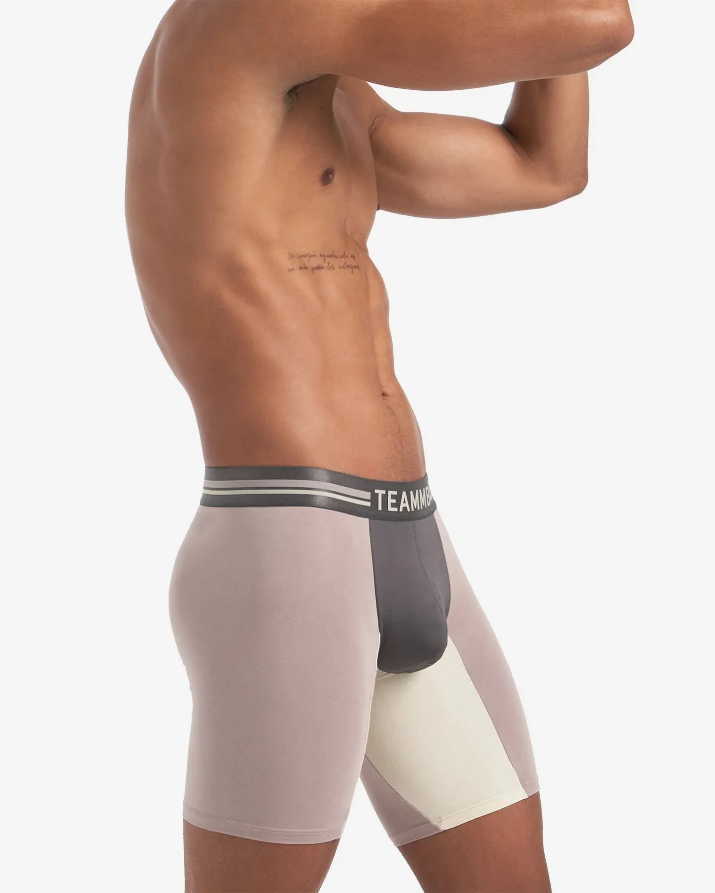 Teamm8 Bamboo Sports boxer modal mink grey
