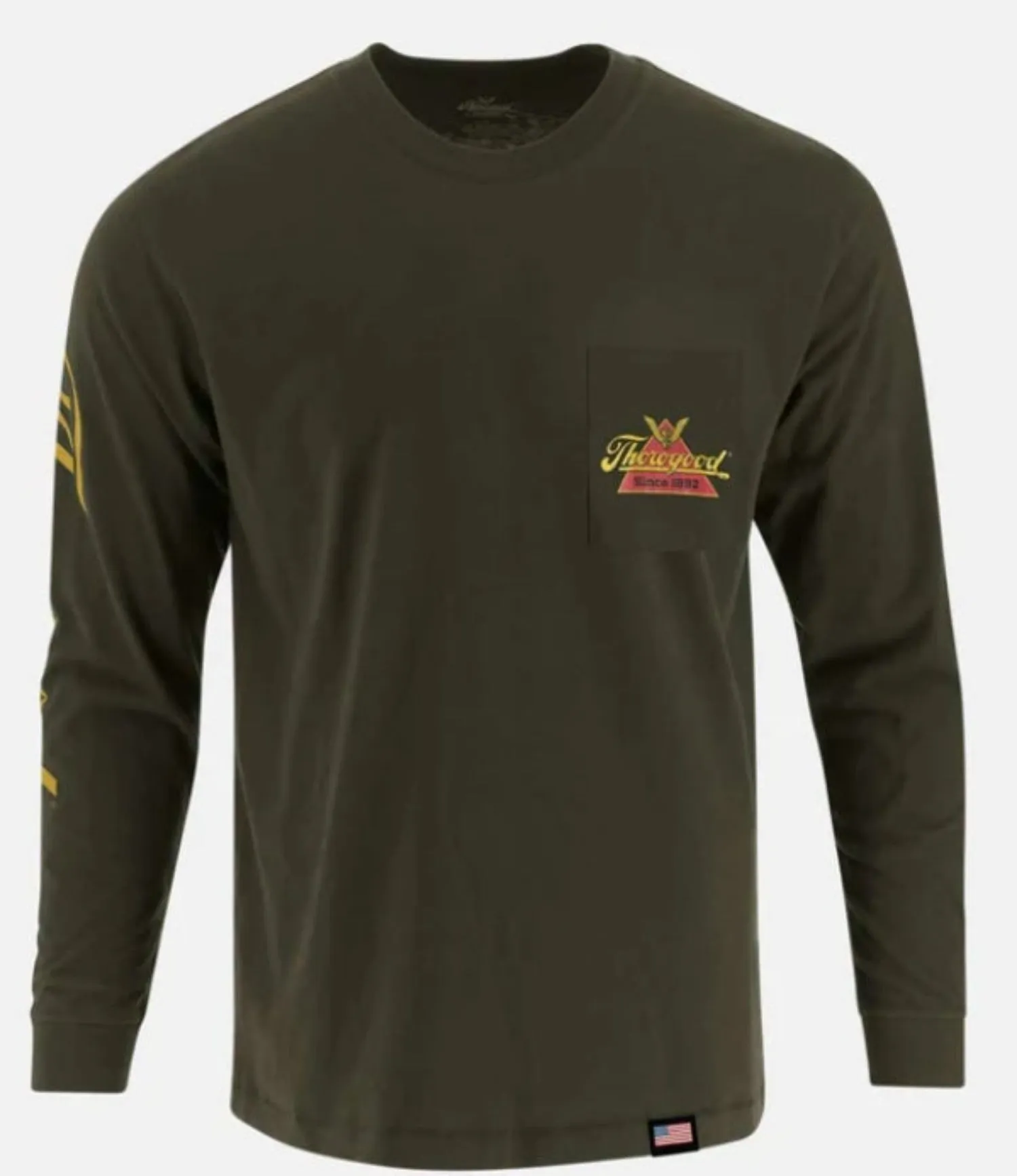 Thorogood Logo Graphic Chest Pocket Cotton Long Sleeve T-Shirt