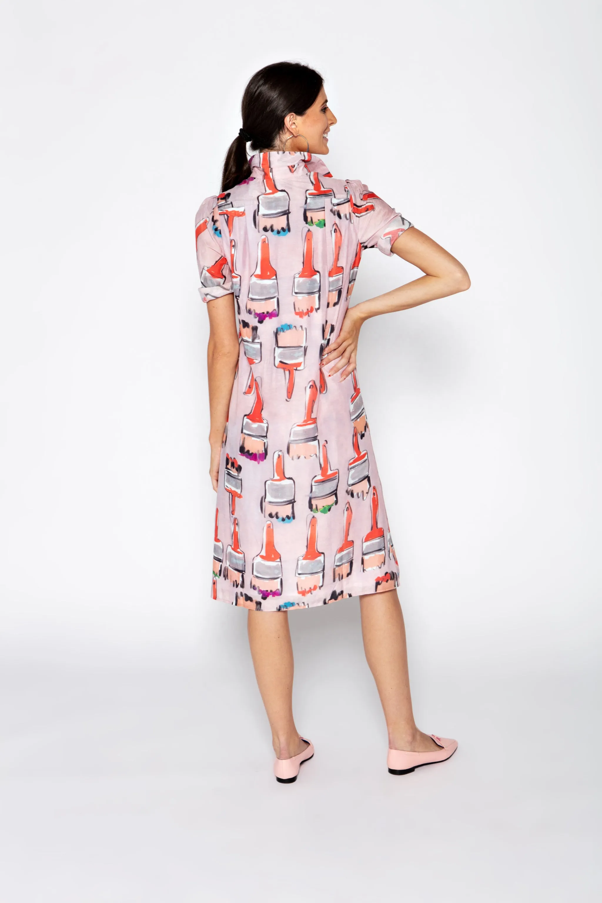 Tracy Dress Paint Brush