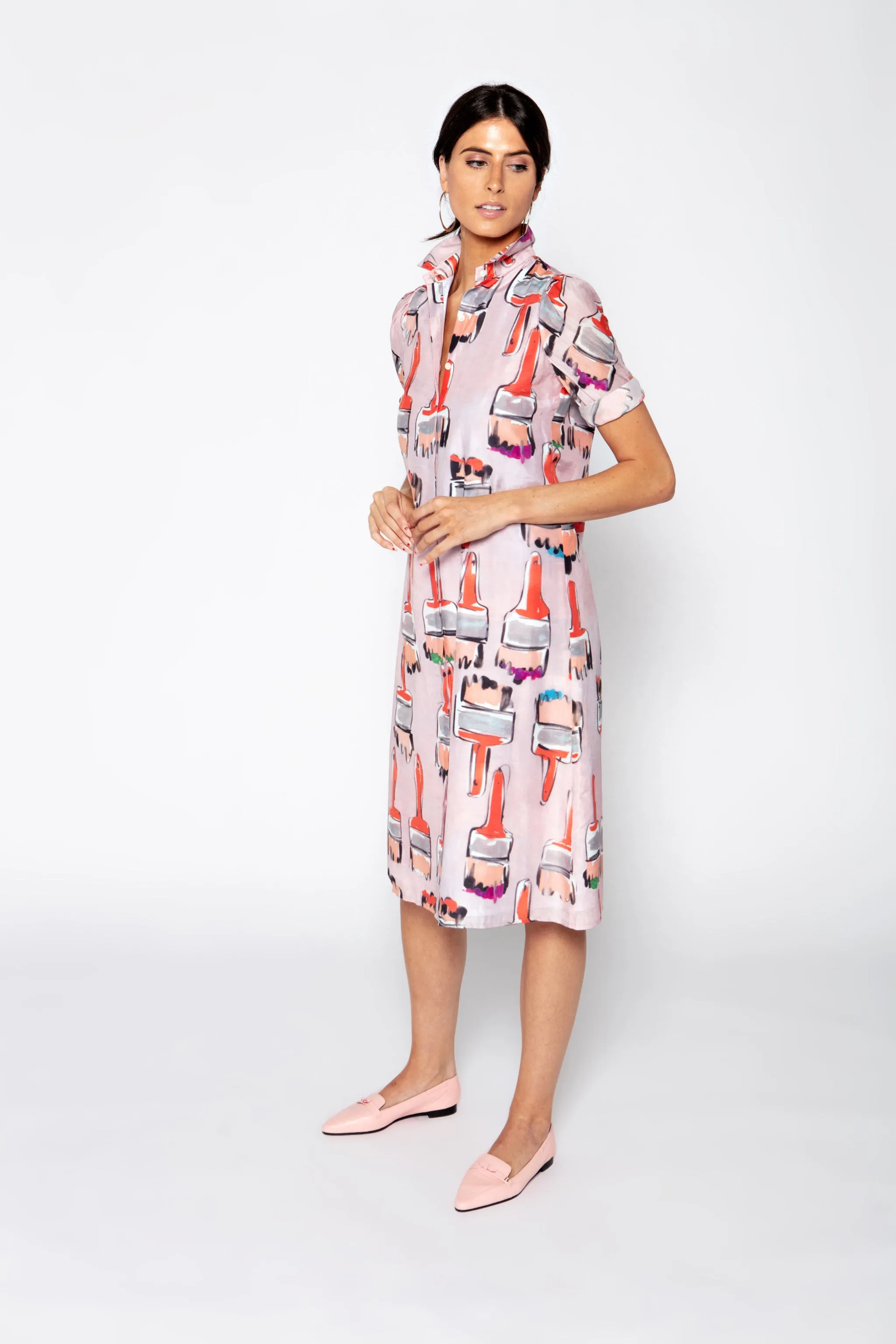 Tracy Dress Paint Brush
