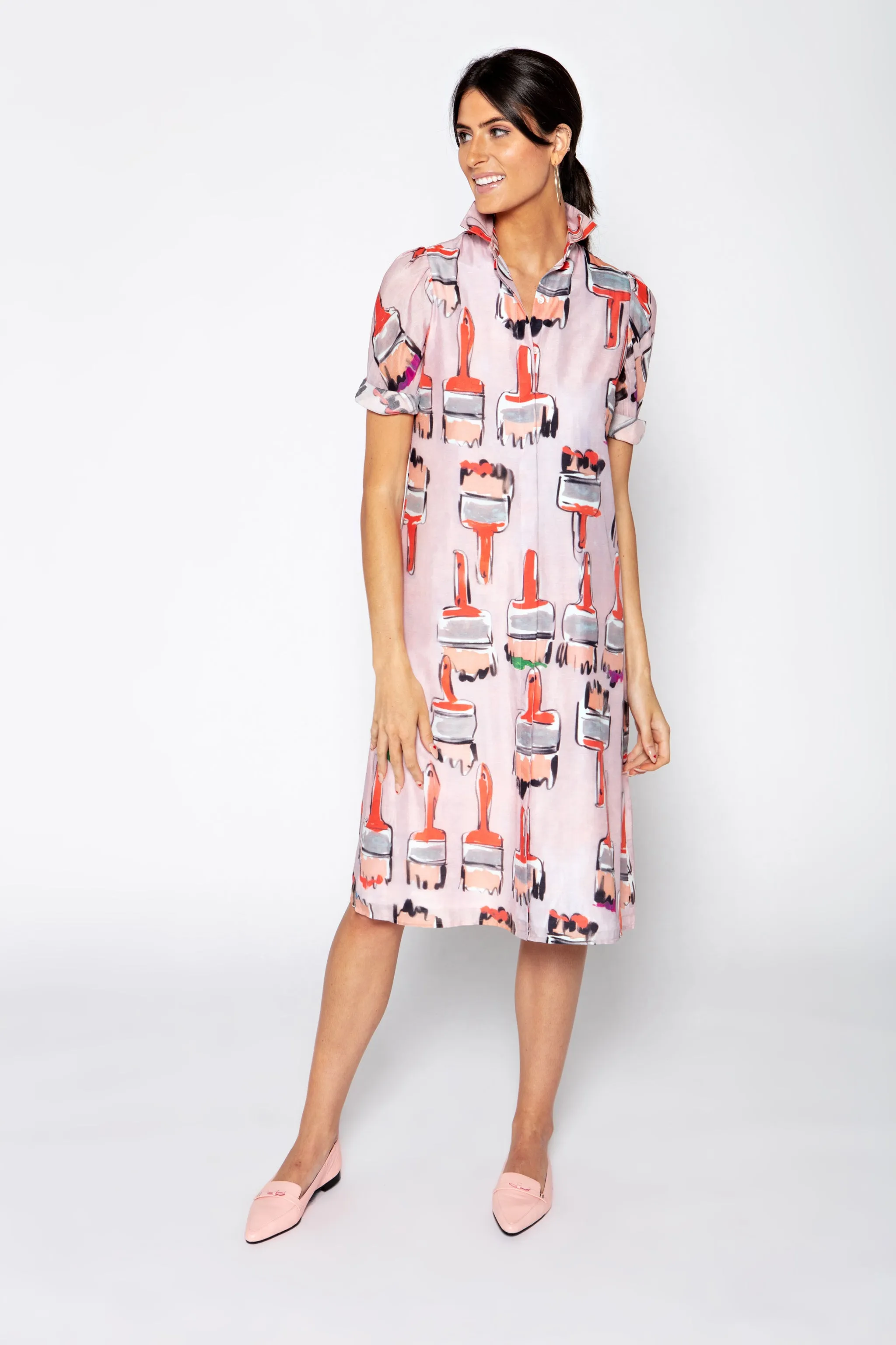 Tracy Dress Paint Brush