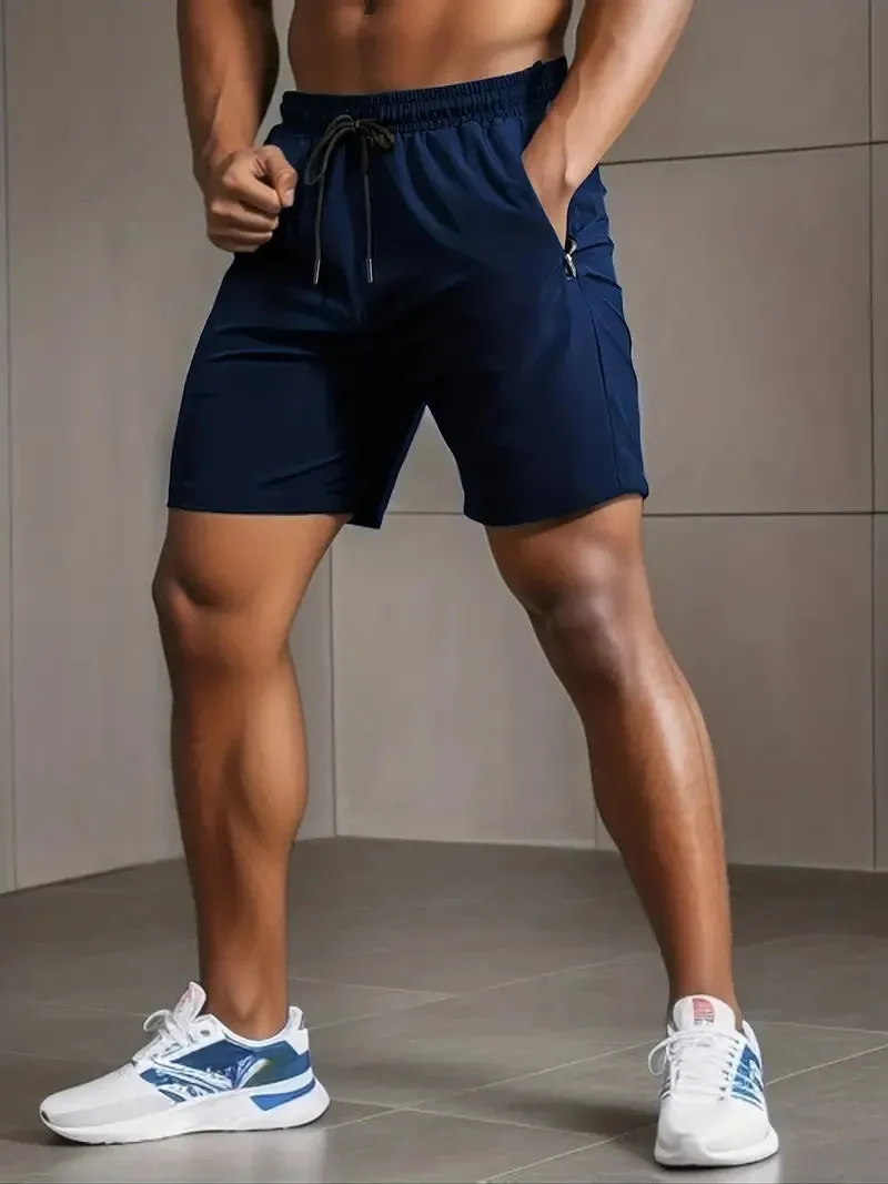 UETEEY Summer Shorts Men Gym Sport Running Squat Fitness