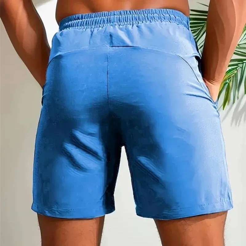 UETEEY Summer Shorts Men Gym Sport Running Squat Fitness