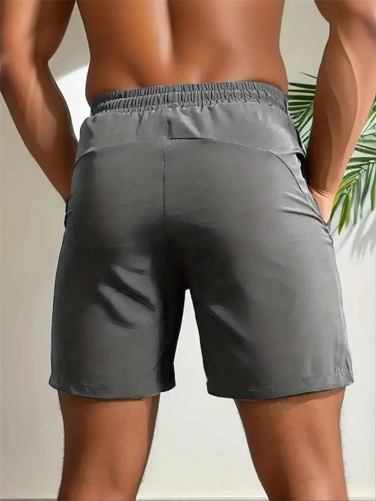 UETEEY Summer Shorts Men Gym Sport Running Squat Fitness