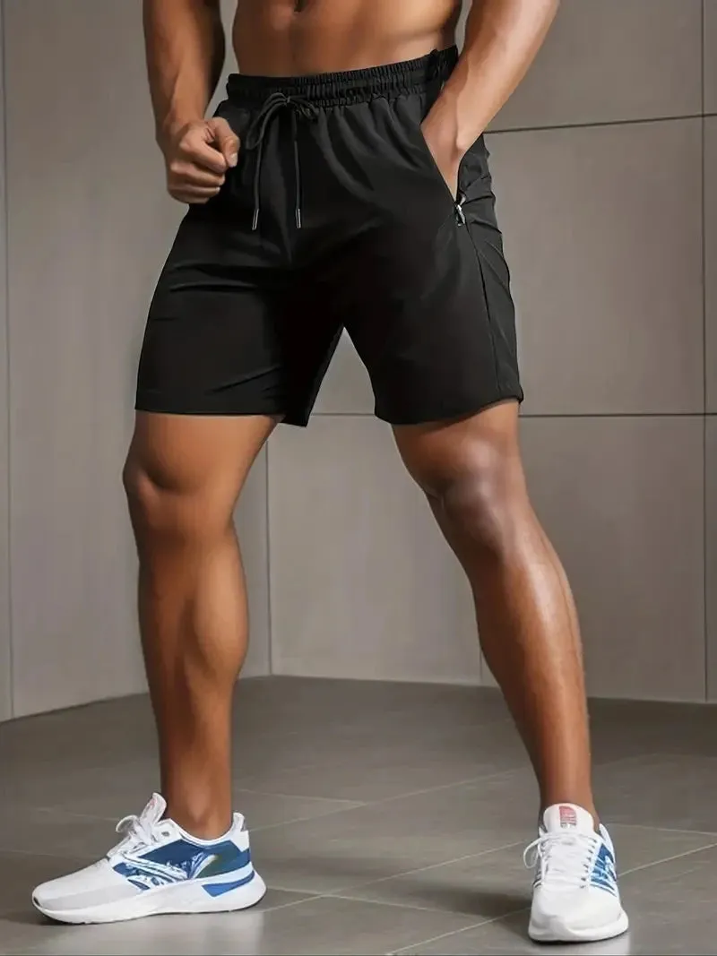 UETEEY Summer Shorts Men Gym Sport Running Squat Fitness