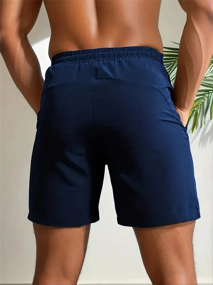 UETEEY Summer Shorts Men Gym Sport Running Squat Fitness