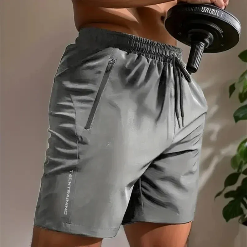 UETEEY Summer Shorts Men Gym Sport Running Squat Fitness