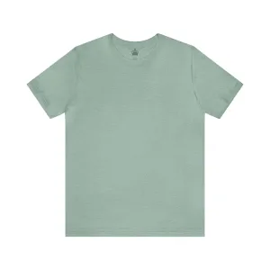 Unisex Jersey Short Sleeve Heather Prism Dusty Blue T Shirt