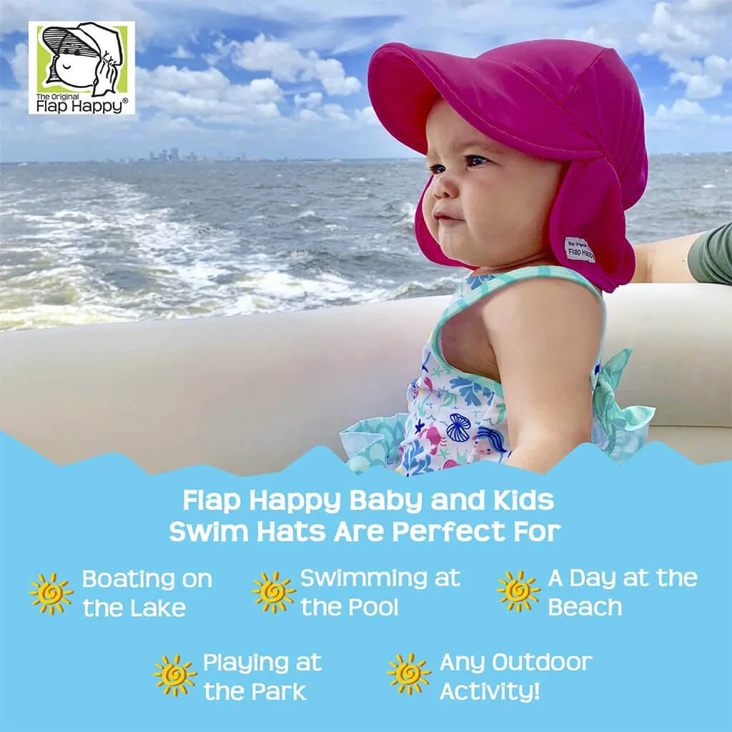 UPF 50  Swim Flap Hat
