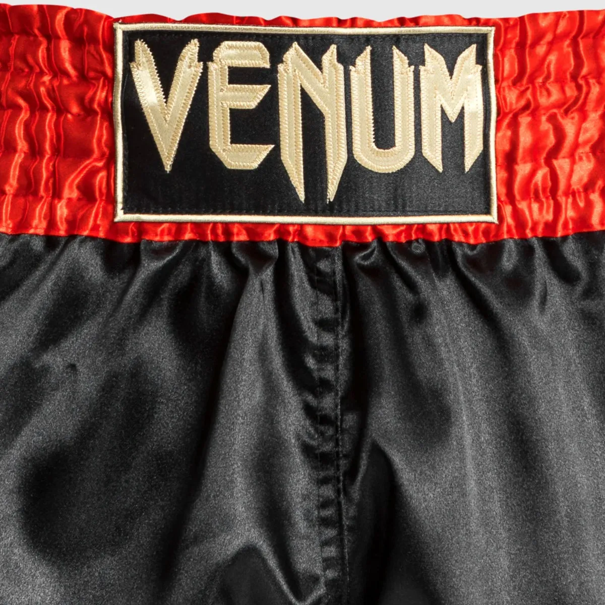Venum Classic Muay Thai Shorts Red/Black/Gold
