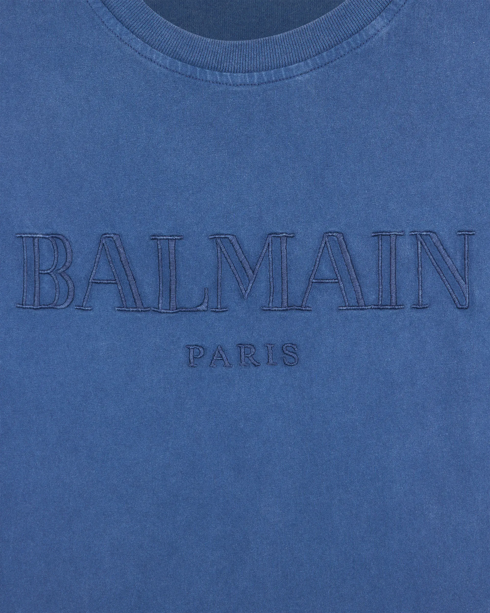 Vintage Balmain Embroidered Loose T-Shirt
