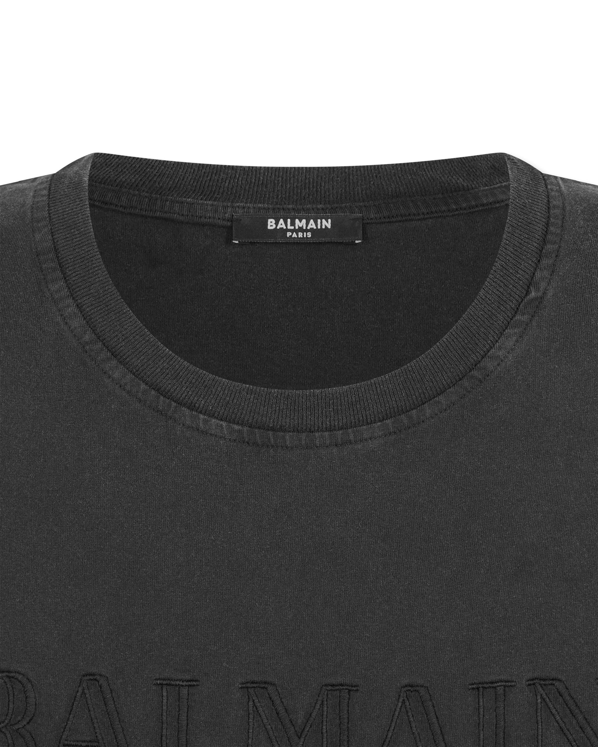 Vintage Balmain Embroidered Loose T-Shirt