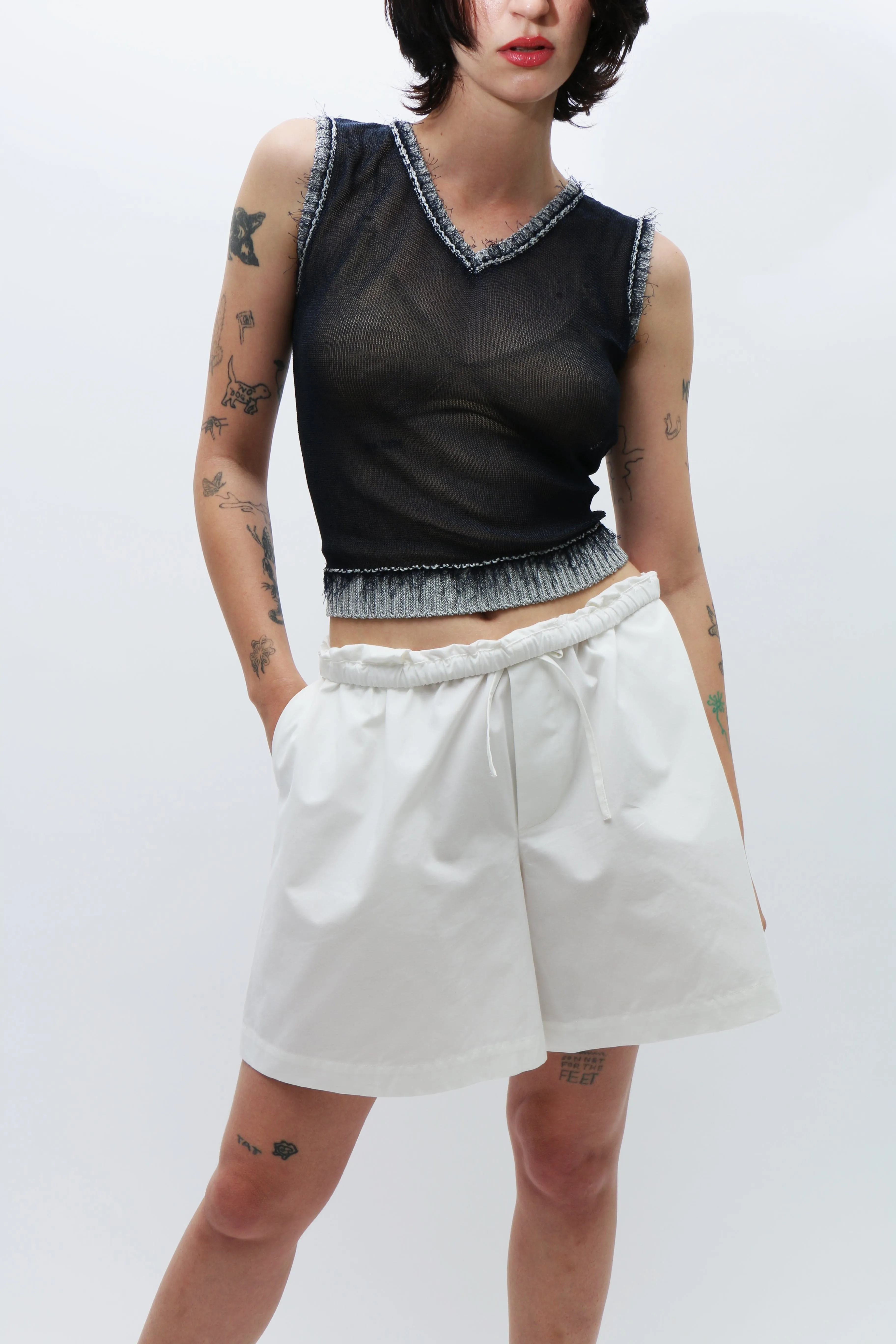 White Kolla Short