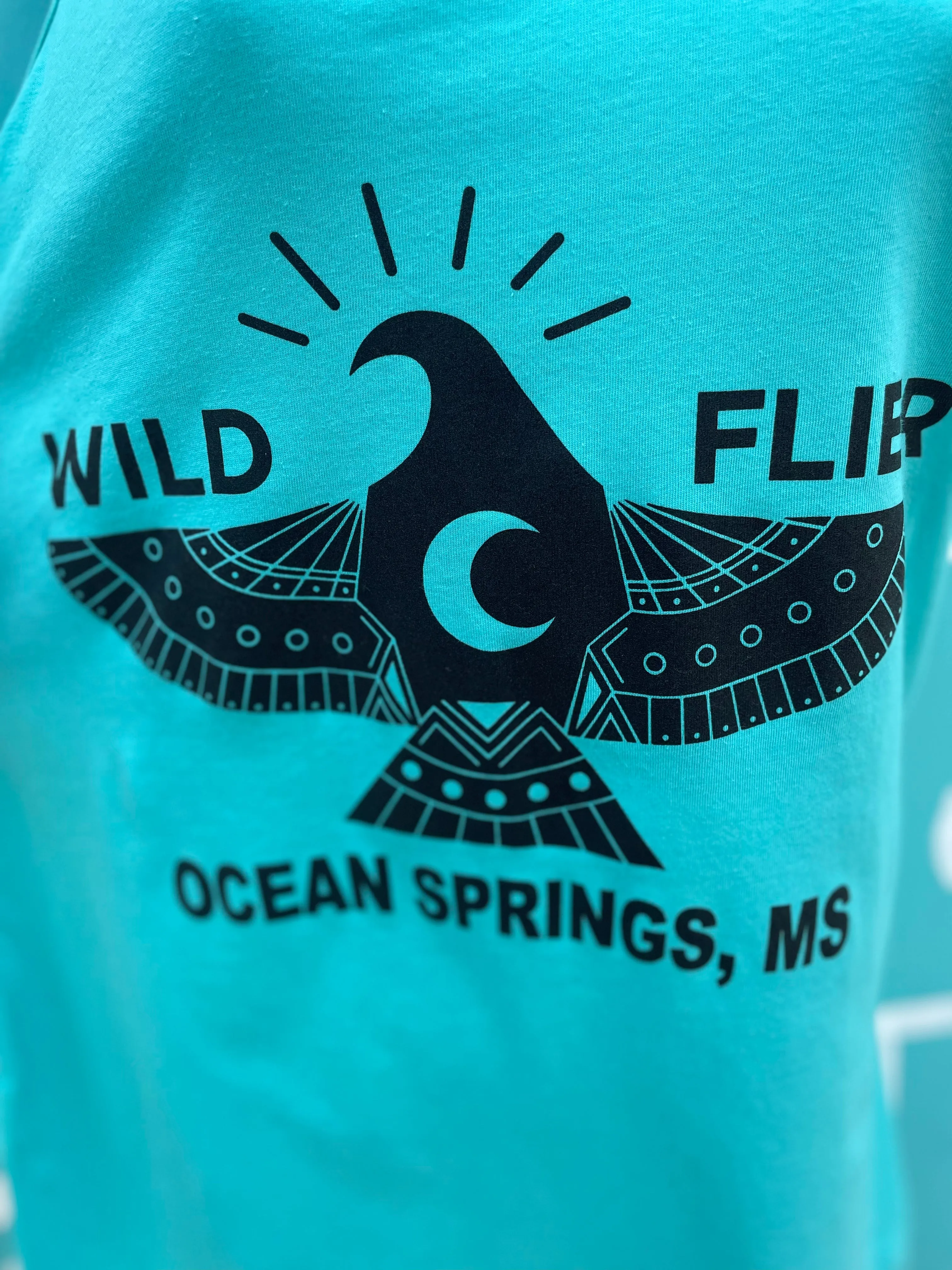 Wild Flier Totem Logo Women’s Racerback Tanks