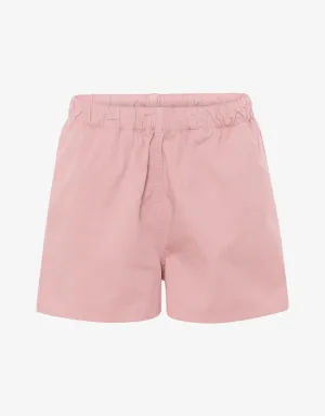 Women Organic Twill Shorts - Faded Pink