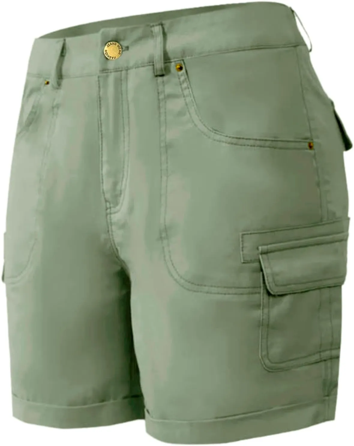 Women Running Shorts Summer Casual Loose Cargo Shorts Multiple Pockets Beach Short Trousers Outdoor Hiking Tactical Shorts