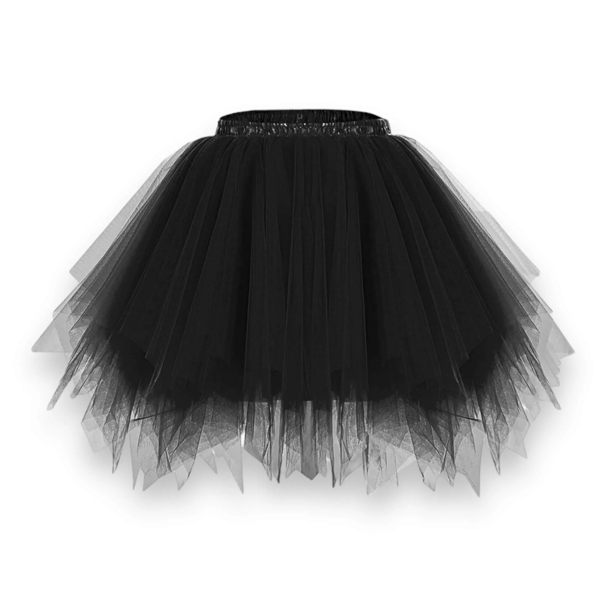 Women's Black Mini Tutu Skirt